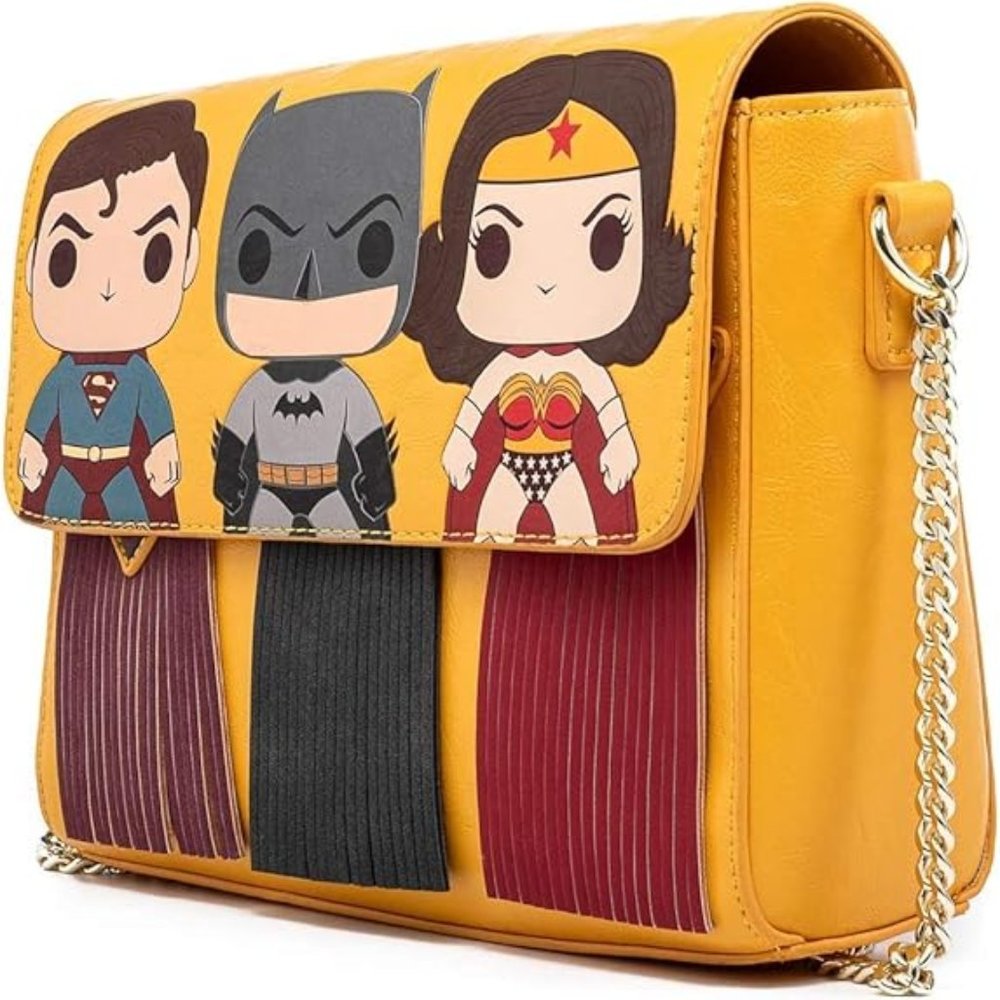 Pop! by Loungefly DC Comics Fringe Capes Crossbody Bag - Picture 5 of 5